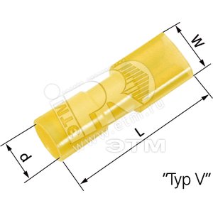 Наконечники FLACHSTECKH?LSE L-RB 48 V - LAPP