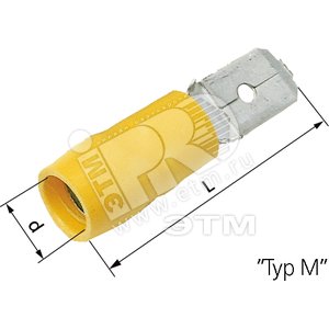 Наконечники FLACHSTECKER L-RC 63 M - LAPP