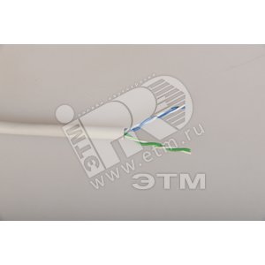 Витая параU/UTP 5E 2х2х24AWG PVC 500м сер. ITK - IEK (ИЭК)