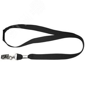 Ремешок с пряжкой черный