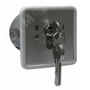 Переключатель с ключом Keyswitch, врезной, 2 группы контактов НР/НЗ, высокий уровень секретности - Smartec