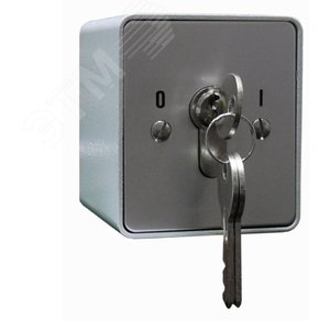 Переключатель с ключом Keyswitch, накладной, 2 группы контактов НР/НЗ, высокий уровень секретности - Smartec