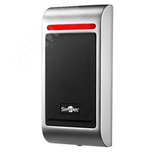 Контроллер автономный со встроенными считывателями EM и HID, металлический корпус, Wiegand-вход/выход, память на 10000 пользователей, дальность 3 - 8 см, 125 кГц, мастер карты и пульт в комплекте, -40град. +60град.С, 12 В DC, 30мА, 115х56х22 мм - Smartec