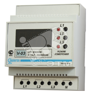 Вольтметр цифровой V-03 150-300В (V-03) - Полигон