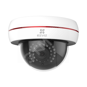 Камера IP 2МП (4мм) WiFi белая IP66 ударопрочная ИК-подсветка до 30м (CS-CV220-A0-52WFR(C4S WiFi)) - EZVIZ
