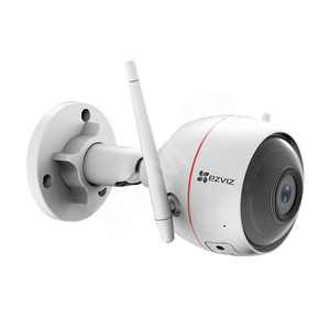 Видеокамера IP 2Мп Wi-Fi IP66 встроенный микрофон и динамик,сирена 120Дб подсветка до 30м Husky Air (4mm) (CS-CV310-A0-3B1WFR(4mm)) - EZVIZ