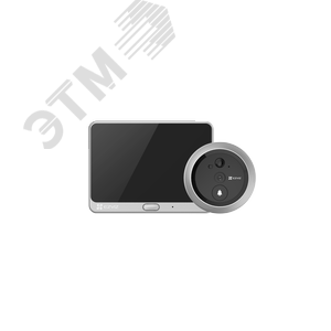 Дверной глазок IP 1Мп внешняя Wi-fi ИК-подсветка до 3м (2.2mm) (CS-DP1C (SilverMetallic)) - EZVIZ