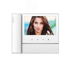 Видеомонитор CDV-70N2 WHI 7дюйм сенсорный дисплей цвет белый - Commax