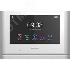 Видеодомофон цветной CDV-704MA L-SIL (CDV-704MA L-SIL) - Commax