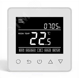 Программируемый термостат ET61 для теплого пола с датчиком от +5 до +45°C 16A белый (Extherm ET61) (Extherm ET61) - EXTHERM