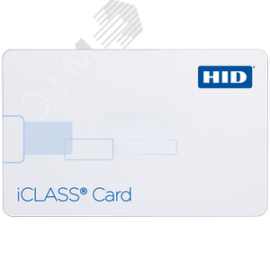Карта iCLASS 1356 МГц память 2 Кб 2 сектора (iC-2000) - HID