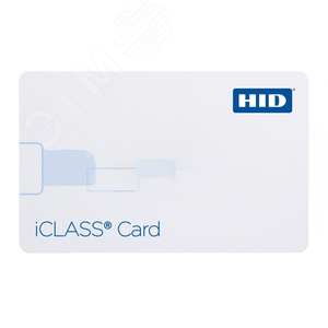 Карта iCLASS 1356 МГц память 32 КБИТ 16К/2+16К/1 (iC-2003) - HID