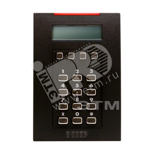 Считыватель смарт карт iCLASS бесконтактный 1356 МГц только чтение  Wiegand c LCD/Keypad - HID