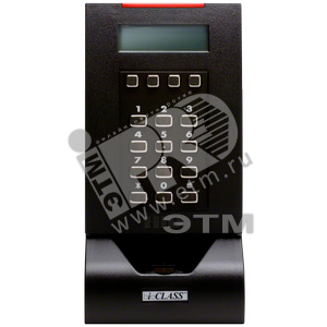 Считыватель смарт карт iCLASS бесконтактный 1356 МГц только чтение Wiegand c LCD/Keypad  и биометрическим считывателем - HID