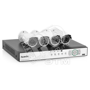 Комплект видеонаблюдения 16-кан. DVR + 4 уличные камеры + комплект Falcon eye FE-0216DE-KIT PRO 16.4 - Falcon Eye