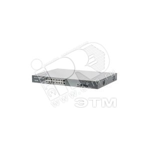Сетевой коммутатор18 портов 10/100 Мбит/с (IEEE802.3u 100BaseTX) из них 16 c поддержкой PoE (IEEE802.3af) до 154Вт на порт (HI POE) Суммарная мощность потребителей 250 Вт таблица МАС адресов - 4К пропускная способность 16 Гбитс (FE-1016POE) - Falcon Eye