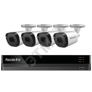 Комплект видеонаблюдения FE-104MHD KIT ДАЧА SMART (FE-104MHD KIT ДАЧА SMART) - Falcon Eye