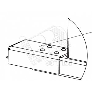Накладка нижняя PERCo-RF01 0-12 (PERCo-RF01 0-12) - PERCo