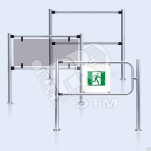 Стойка PERCo-BH02 2-02 двухсторонняя с четырьмя   отверстиями для кр епления патрубков (угол 90) (PERCo-BH02 2-02) - PERCo