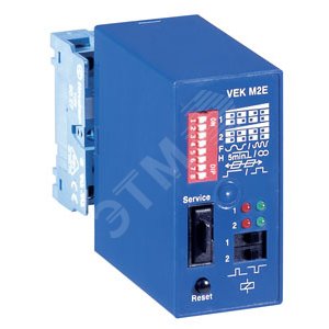 Детектор FG2 индукционный обнаружения транспорта, 2-канальный, питание ~/= 24В, крепление на        DIN-рейку