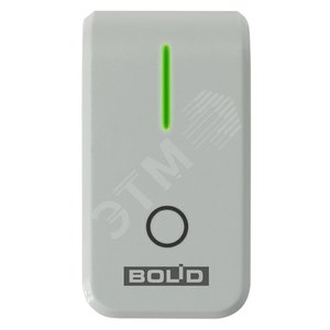 Считыватель проксимити карты EM-Marin, ProxCard с интерфейсом Touch Memory. Кнопка для команд. Цвет -серый - Болид