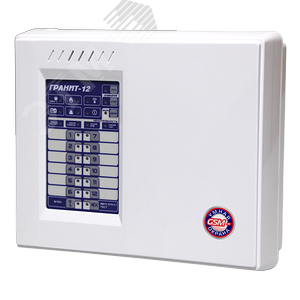Прибор приемно-контрольный охранно-пожарный Гранит-12А с GSM-коммуникатором 12ШС Iшс.2мА 2 SIM карты оповещение по GSM ГТС голос SMS до 6 номеров управление с помощью ТМ или кнопками (Гранит-12А GSM)