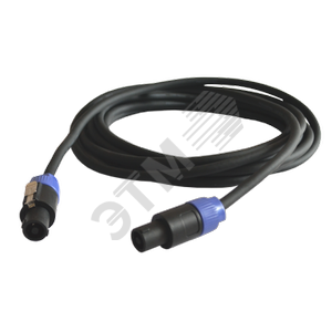 Акустический кабель с разъемами Speakon, 5 м, сечение 2x2,5 кв.мм (RH-S003 CABLE 5M) - Inter-M