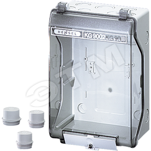 Бокс пустой 253х168х115 IP55/IP65 сер. KG 9002 Hensel - HENSEL