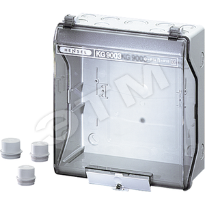 Бокс пустой 253х217х115 IP55/IP65 сер. KG 9003 Hensel - HENSEL