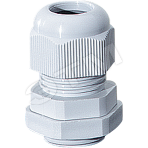 Сальник каб. метр., герм.зона 15-21 мм, IP66/IP67/IP69, M32,серый, PA, стойкий к УФ
