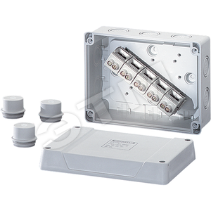 Коробка клеммная 125х167х82 IP55/IP65 серая K 9105 - HENSEL
