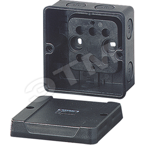 Коробка распр 88х88х53 IP67 черн. KD 5020 Hensel - HENSEL