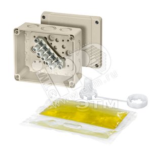 Коробка ответвительная поликарбонат/серая с гладкой стенками 119х139х70 (KF WP 3065) - Hensel