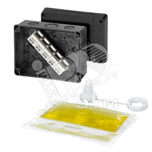 Коробка ответвительная поликарбонат/черная 125х167х82 (KF WP 2105) - Hensel