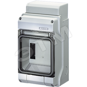 Щит распределительный навесной ЩРн-П-4 IP54 пластиковый без клеммы PE-N эластичные мембраны прозрачная дверь 4 модуля (KV 1604)