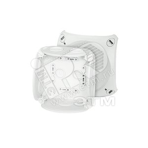Коробка распределительная пустая 104х104х70 PP IP66 серая с мембранами - HENSEL