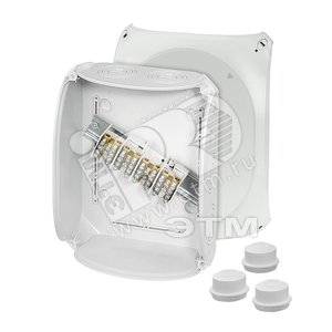 Коробка клеммная магистральная 255х205х112 IP55/IP66 серая DK 2524 S Hensel - HENSEL