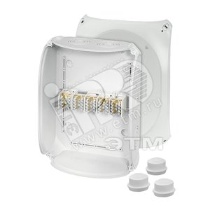 Коробка клеммная магистральная 295х225х122 IP55/IP66 серая DK 3525 S Hensel - HENSEL