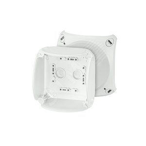 Коробка распределительная пустая 104х104х70 IP66/67 серая стойкая к УФ - HENSEL