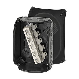 Коробка клемм 155х210х92 IP 66/67 черн. KF 1616 B Hensel - HENSEL