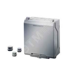 Бокс пустой 253х217х115 IP55/IP65 сер. KG 9003 IN Hensel - HENSEL