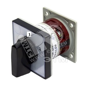 Переключатель кулачковый ПК-25А 4п сх69(1-2) IP20 задн.панель с руч. (4G25-69-OU(4G000906A1)) - Апатор