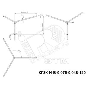 Светильник ГО/ЖО-65-150-001 симметричный встроенный ПРА IP65 - Пересвет