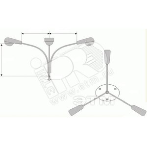 Кронштейн К3К-1,5-1,5-О230-0,048-15-180-ц