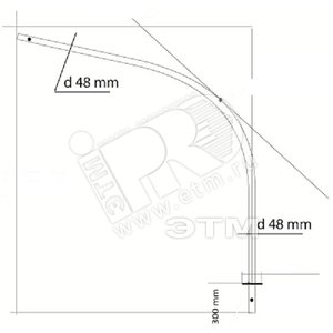 Кронштейн К1К-2,0-2,0-К110/48-0,048-ц