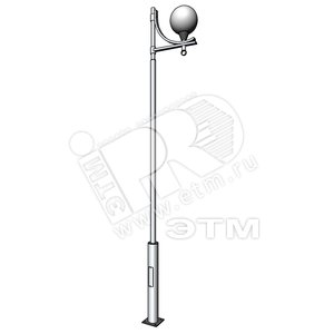 Кронштейн Орфей-1 эмаль черная