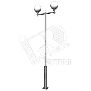 Кронштейн Сити-2 эмаль черная