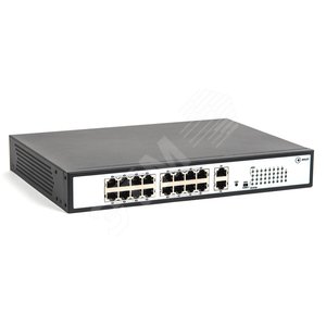 Коммутатор РоЕ SKAT PoE-16E-2G (2024) - Бастион