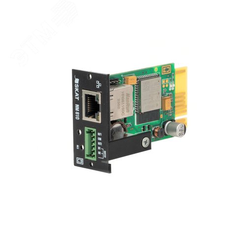 SNMP-модуль NM810 для однофазных ИБП SKAT-UPS,    типоразмер 1, 1x10/ Mb/s, Wi-Fi, релейный выход - Бастион, артикул 2147