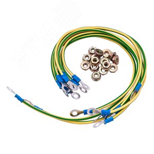 SKAT TB Cable 30/4 Набор кабелей заземления (30см - 4 шт, набор: гайка, шайба - 8 шт) - артикул 4478
